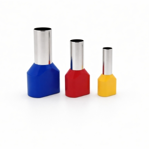 Terminal Pré-Isolado Pino Tubular Ilhós Duplo